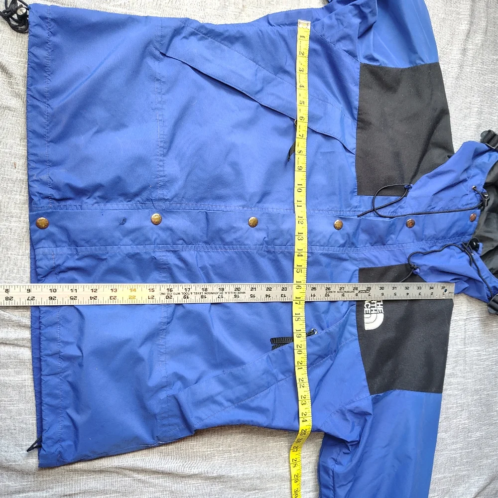 VINTAGE‎ The North Face Mountain Guide Jacket Blue Black Gortex Mens